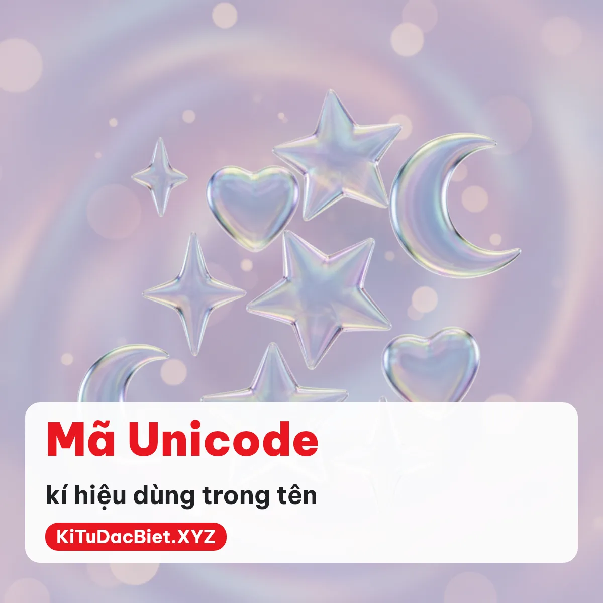 Bảng mã Unicode kí hiệu trong tên Gunny