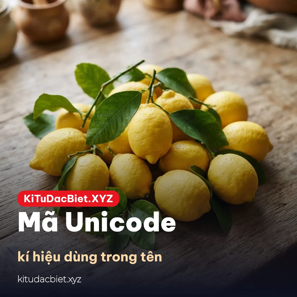 Bảng mã Unicode kí hiệu trong tên Liqi