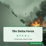 Tên Delta Force có kí tự đặc biệt