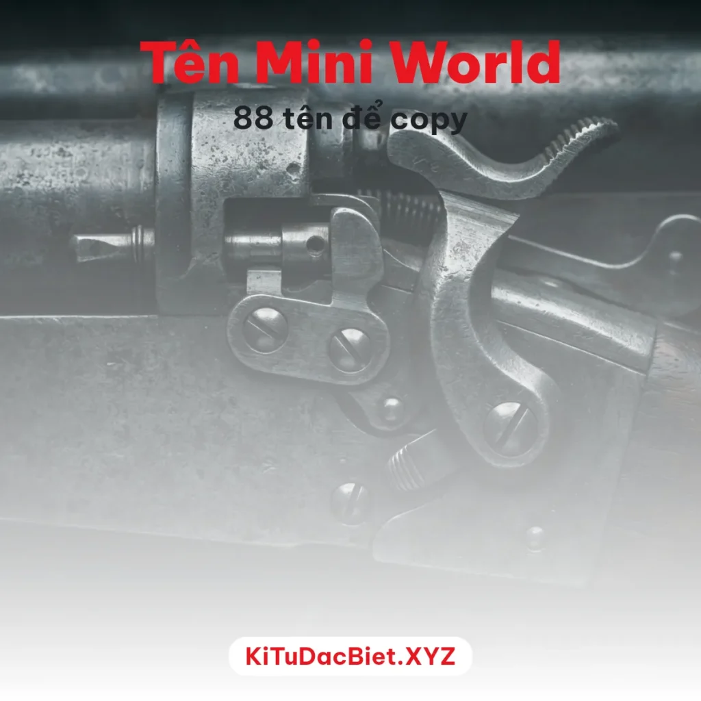 Tên Mini World có kí tự đặc biệt để copy